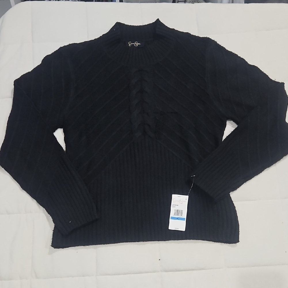 Jessica Simpson Black Textured Knit
